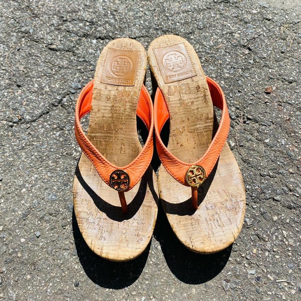 Tory Burch Suzy Cork Wedge Thong Sandal